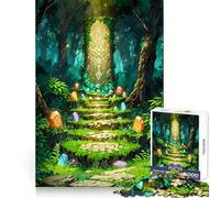 Lost Monument in The Forest 1000 Pieces Jigsaws Adults Puzzles Gifts Creative Play Nice Thick Real Challenge Great Gift (50x75cm)
