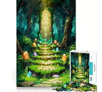 Lost Monument in The Forest 1000 Pieces Jigsaws Adults Puzzles Gifts Creative Play Nice Thick Real Challenge Great Gift (50x75cm)