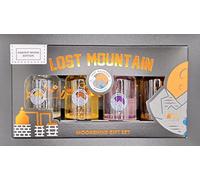 Lost Mountain Moonshine Miniatures Gift Set - Harvest Moon Edition - 4 x 50ml Flavour Selection - Miniature Alcoholic Drinks Tasting Gift Box