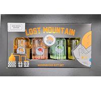 Lost Mountain Moonshine Miniatures Gift Set - New Moon Edition - 4 x 50ml Flavour Selection - Miniature Alcoholic Drinks Tasting Gift Box