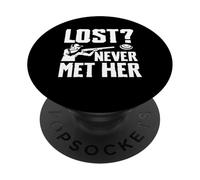 Lost? Never Met Her Trap Shooting Clay PopSockets Adhesive PopGrip