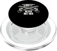 Lost? Never Met Her Trap Shooting Clay PopSockets PopGrip for MagSafe