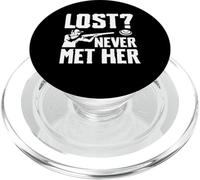 Lost? Never Met Her Trap Shooting Clay PopSockets PopGrip for MagSafe