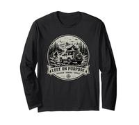 Lost on Purpose Overlanding 4x4 Off-Road Camping Adventure Long Sleeve T-Shirt