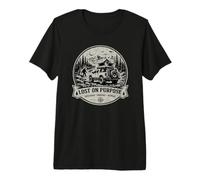 Lost on Purpose Overlanding 4x4 Off-Road Camping Adventure Premium T-Shirt