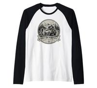 Lost on Purpose Overlanding 4x4 Off-Road Camping Adventure Raglan Baseball Tee