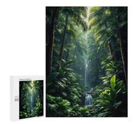 Lost Paradise︰ Hidden Jungle Waterfall Adult Puzzle, 500 PCS, Relaxing Jigsaw Activity, A Satisfying Project for Experienced Puzzlers, at Home