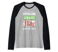 Lost Place Urbexer Shirt Exploration Abandoned Building Raglan Baseball Tee