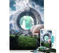 Lost Portal Jigsaw Puzzle 1000 Piece for Adults Mind Exercise Stress Relief Family Play Birthday Idea (38x26cm)