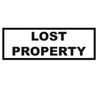Lost Property Decal Shop Retail Office Notice Warning Sign Self Adhesive Gloss Sticker 320mm x 125mm