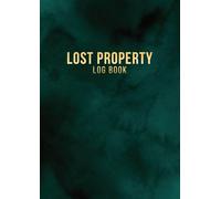 Lost Property Log Book: Lost & Found Record Book | Track and Register Lost Items for Schools, Offices, Hotels, Businesses and Public Spaces | A4 Format | Green Marble