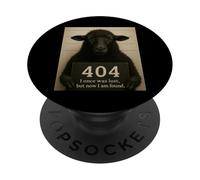 Lost Sheep 404 I Once Was Lost Now I Am Found PopSockets Adhesive PopGrip