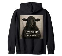 Lost Sheep 404 I Once Was Lost Now I Am Found Zip Hoodie