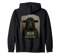 Lost Sheep 404 I Once Was Lost Now I Am Found Zip Hoodie