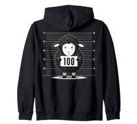 Lost Sheep - I Once was Lost But Now I Am Found Graphic Zip Hoodie