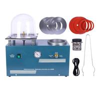 Lost Wax Vacuum Casting Machine 3 CFM, Jewelry Making Equipment with 1/2 HP Motor for Precision Casting Gold Silver Custom Molds