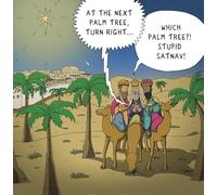 Lost Wise Men Christmas Card - Nutty Nativity