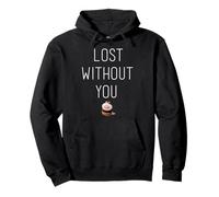 Lost Without You Pets Statement Design Pullover Hoodie