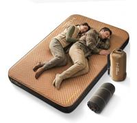 LOSTHORIZON Air & Foam Camping Mattress, Self-Inflating Sleeping Pad, 4.5" Thick, with Air Pump, Full