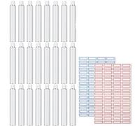 Losueeun Aluminium Paint Tubes 20 ml, 24 Pack, Acrylic Oil, Empty, for Art and Craft Projects