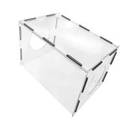 Losueeun Closed Sanding Dust Box Cover Dustproof Transparent Acrylic Dust Hood Polishing Dust Hood for Modelling Buffing, Robust
