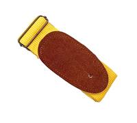 Losueeun Guitar Strap Folk Adjustable Pure Cotton Guitar Strap Electric Guitar Strap Acoustic Guitar Universal Strap(Yellow)