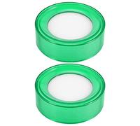Losueeun Losueeun (R) 2 Pieces Green Plastic 7 cm Diameter Finger Wet Sponge for Money Cashier