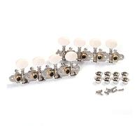 Losueeun Mandolin String Pins Machine Heads String Tuning Pins L + R Pins for Mandolin Instruments Accessories