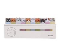 Losueeun Memo Sticker Cartoon Animal Sticker Memo Bookmark Marker Tab Flags Index Sticky Notes