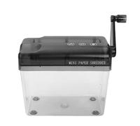 Losueeun Mini Hand Shredder Portable Paper Shredder A6 Manual Shredder Documents Paper Cutting Tool Home Office Desktop