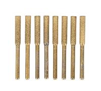 Losueeun Pack of 8 Diamond Chainsaw Sharpening File with High Hardness, Diamond Chainsaw File (5/32, 4.0 mm)