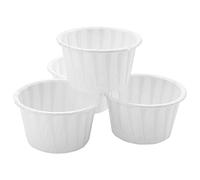 Losueeun Paper Cups Nose Hair Face Hair Removal Wax Bean Container Cake Paper Tray Paper Bowl Melting Wax Ice Cream Organiser Pack of 100