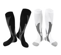 Losvcbcx 2/3 Pair Compression Socks Women & Men Compression Stockings 20-30mmHg Support Socks Knee High Cushioned Graduated Support Stock