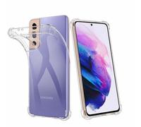 Losvick Samsung Galaxy S21 Plus 5G Case Transparent Shockproof Soft Ultra Thin TPU Bumper Protective Cover Reinforced Corners Protective Case for Samsung Galaxy S21 Plus Clear