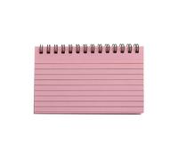 LOSVIP #50 Pieces Multicolor 3x5 Inch Lined Notepaper in Colors for School Learning Memory Recipes Memo Notepad DIY Greeting Card (B, One Size)