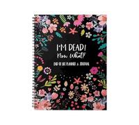 LOSVIP # End Of Life Planner Organiser Notebook I'M Dead Now What Planner Bound If I The Organiser Guided Final Arrangement for Beneficiary Will Preparation Last Wishes (Black, One Size)