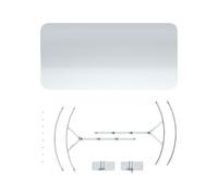 LOSVIP # Window Air Conditioner Deflector, Room Air Conditioning Ventilation Deflector, Direct Blowing Cold Air, Air Deflector for Window Unit (White, One Size)