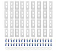 Losxuido 36 x Replacement Blades Compatible with Mammotion Luba, Luba 2, Yuka, Luba Mini & Yuka Mini, with Washers and Screws (Silver)