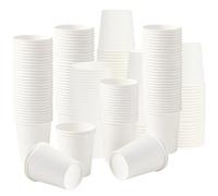 LOSYHU 500 Count Small White Paper Cups, 2oz / 60ml Disposable Bathroom Mouthwash Cup, Hot & Cold Drinking Cup Watertight White Party Cups for Coffee, Wine, Tea, Juice