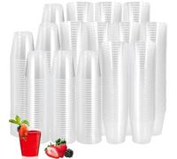 LOSYHU 500PCS Plastic Shot Glasses 30ml/1oz Clear Plastic Shot Cups, Durable Hard Sample Tasting Cups Communion Cup Disposable Shot Glasses for Party, Wedding, BBQ and Jelly Cup
