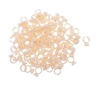 Lot 100pcs Silicone Pigment Rings Tattoo Ink Cups Makeup Ring Glue Holder S
