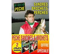 Lot 2 DVD Vidéo Pêche Sandres et Brochets