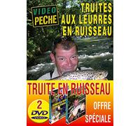 Lot 2 DVD Vidéo Pêche Truite en Ruisseau