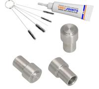 LOT 3 ALUMINUM SOCKET CAP FOR PIN PISTON DRAINAGE VALVE PERCOLATION UNIT BREWING GROUP COFFEE MACHINE REPLACEMENT COMPATIBLE WITH JURA IMPRESSA GIGA KRUPS FRANKE AEG ETC …