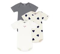 Lot 3 Bodies Je T'aime Organic Cotton Ecru 6 months