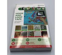 Lot 3x New Blooven Hook and Loop Strip Tape 8 Meter Self Adhesive Sticky Back