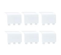 Lot 6 Replacement Battery Cover for Xbox Series S/X Controller,Mcbazel Battery Back Cover Door Lid Accessories Shell Cover Part for Xbox Series S/Xbox Series X Controller NOT FOR XBOX ONE- White