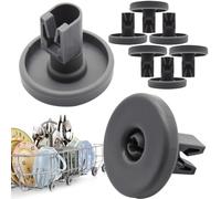 LOT 8 WHEELS WHEELS FOR LOWER BASKET OF DISHWASHER | REPLACEMENT COMPATIBLE WITH IKEA ELECTROLUX ZANUSSI FAURE AEG JUNO FAVORIT PRIVILEG KENWOOD ZANKER DIETRICH AXE 50286965004 ETC …