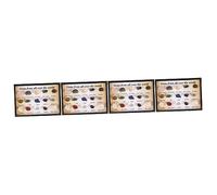 Lot De 4 Pierres Précieuses Brutes Irrégulières Décatives Pour Garçons Et Filles
