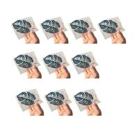 Lot of 10 Multi-Purpose Bath Spots, Turtle Back Style, Easy to Clean Decoration for Various Pet Habitats with Suction Cups for Easy Maintenance